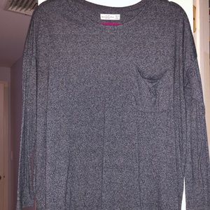 Abercrombie and Fitch never worn gray long sleeve